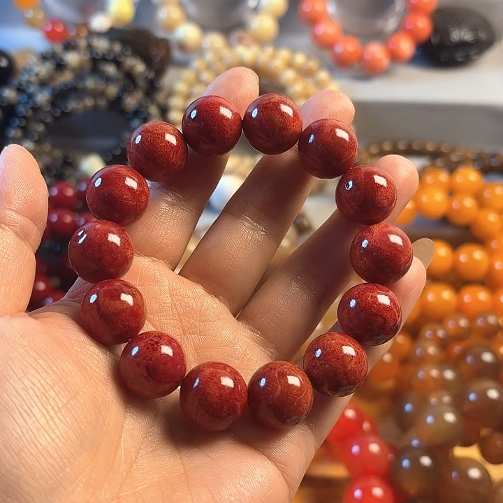 7***运银S925草树枝手串