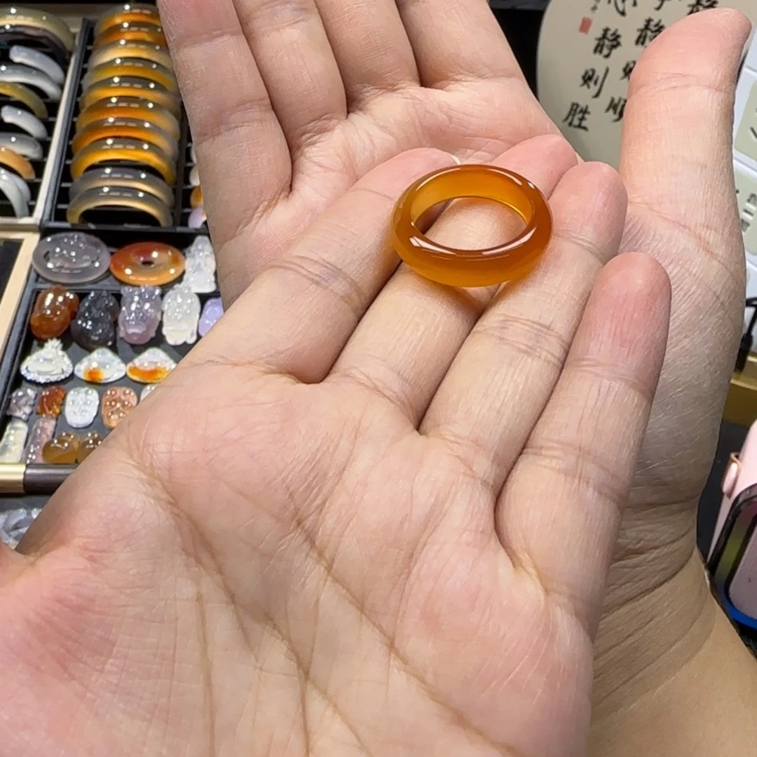 玛瑙/玉髓未镶嵌戒指