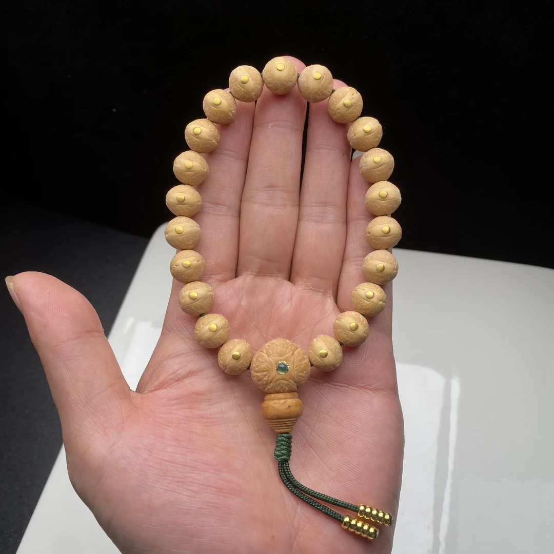 【F0097】实心凤眼菩提手串 11.2-11.3mm高油密秒沉水 高规整度