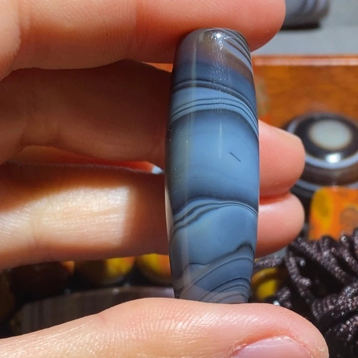 玛瑙/玉髓钛钢颈饰