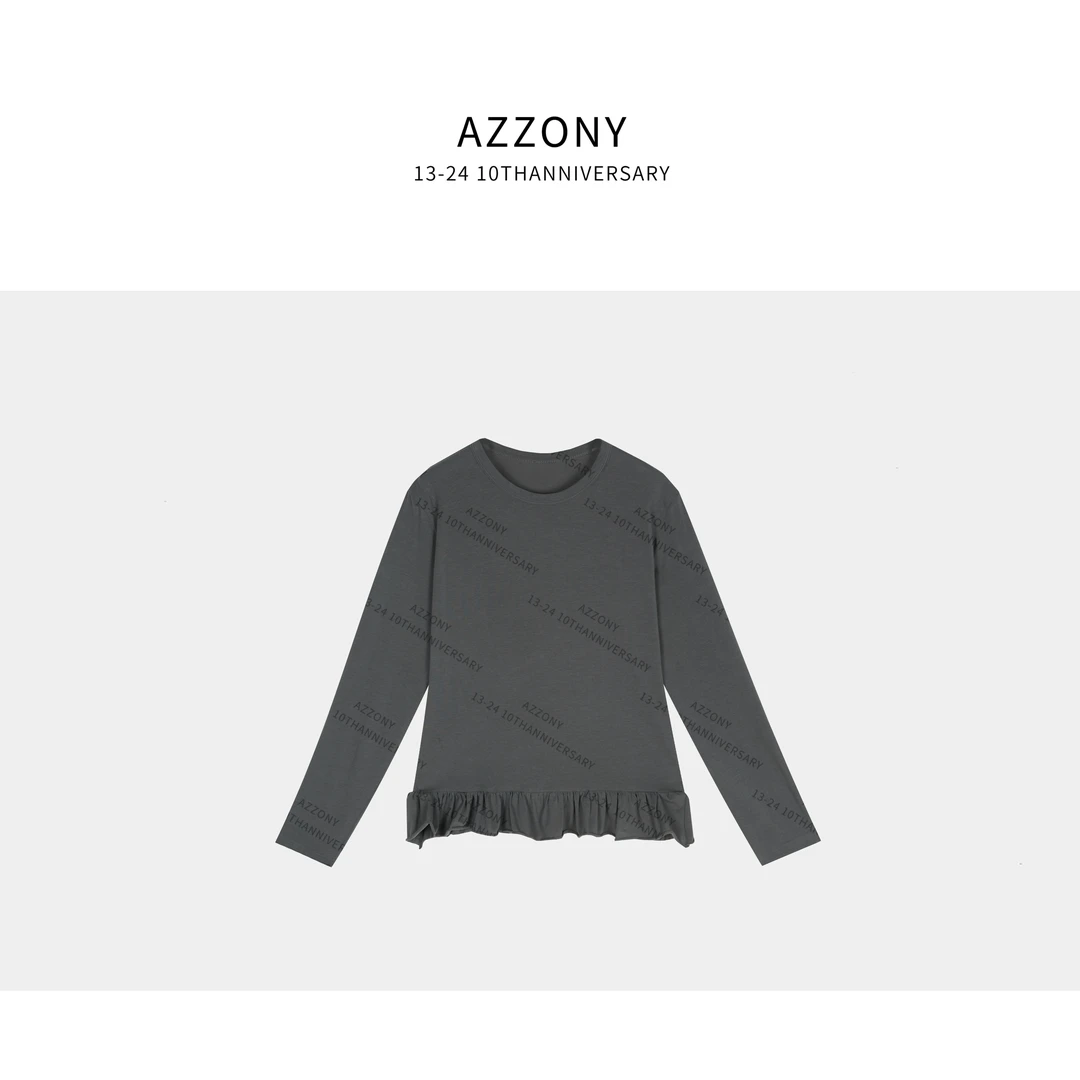 Q YYL 木耳边上衣   YY3112