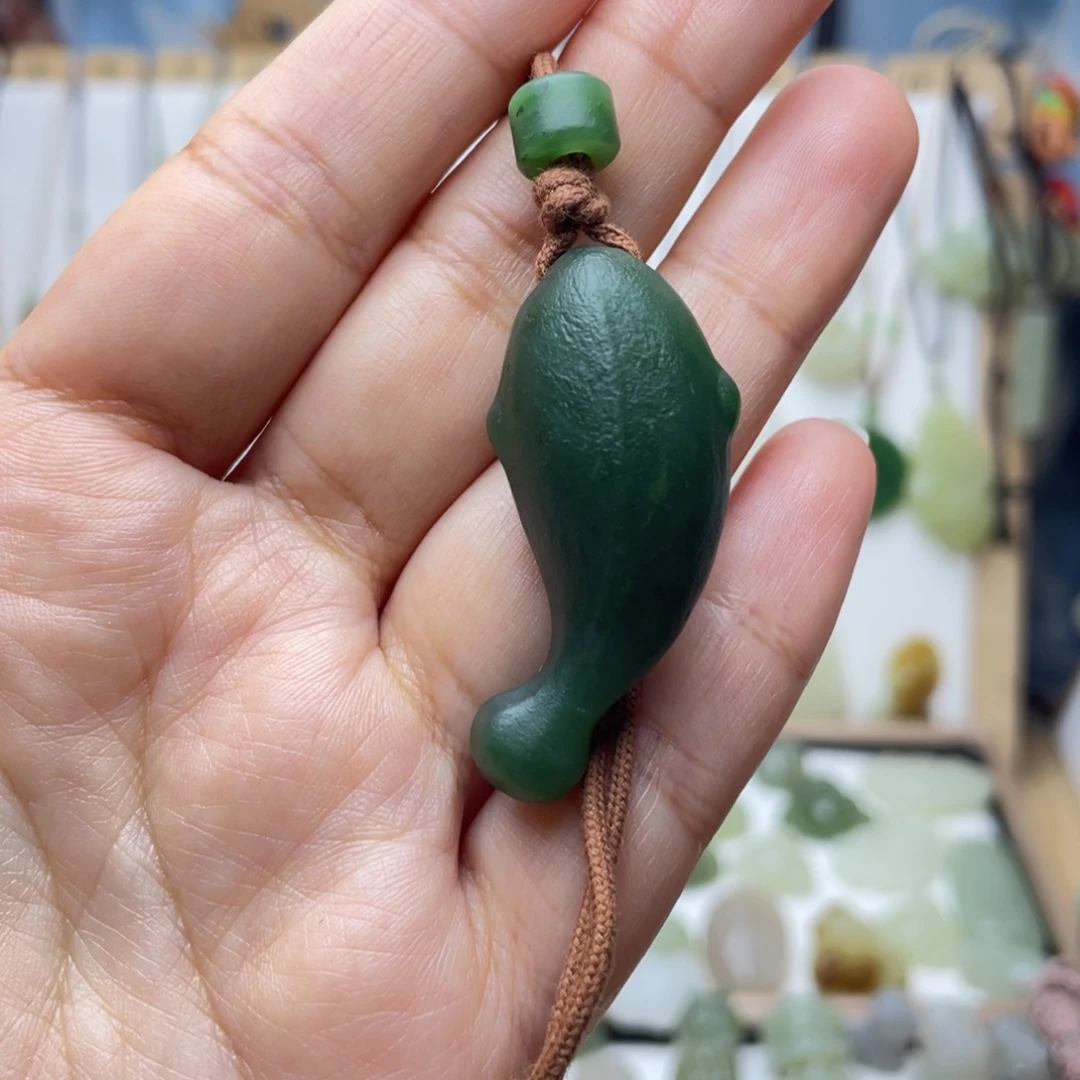 和田玉未镶嵌吊坠(不含链)