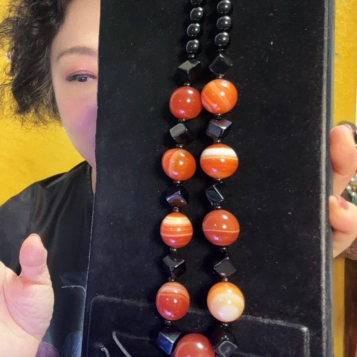 玛瑙/玉髓未镶嵌颈饰