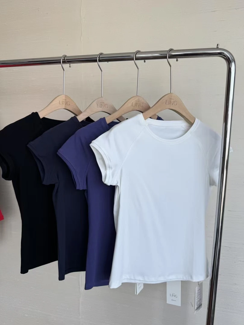 【可可家】极简风显瘦插肩袖T桖19574