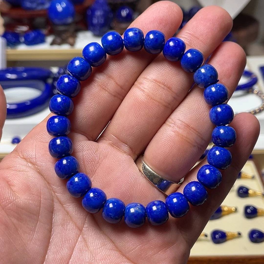 大***腩青金石未镶嵌精工老型9mm手串