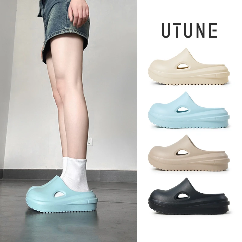 优调洞洞鞋女手术室拖鞋半拖勃肯凉拖外穿包头厨师鞋懒人穆勒鞋
