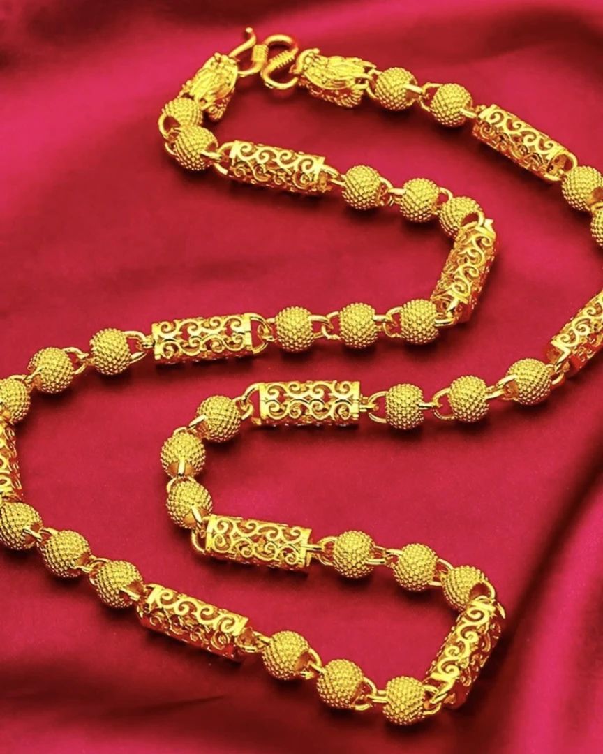 合金项链 2025新款【帝王祥云】男士经典百搭镂空工艺潮流时尚磨砂