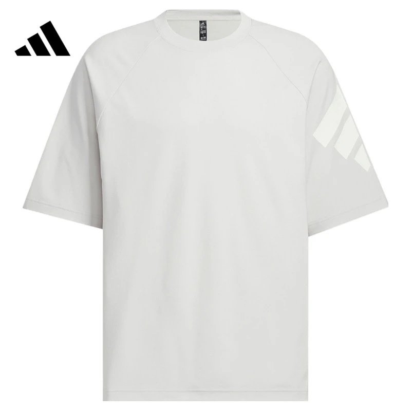 adidas阿迪男子FUSTL M TEE SS3针织休闲短T恤 KH1486