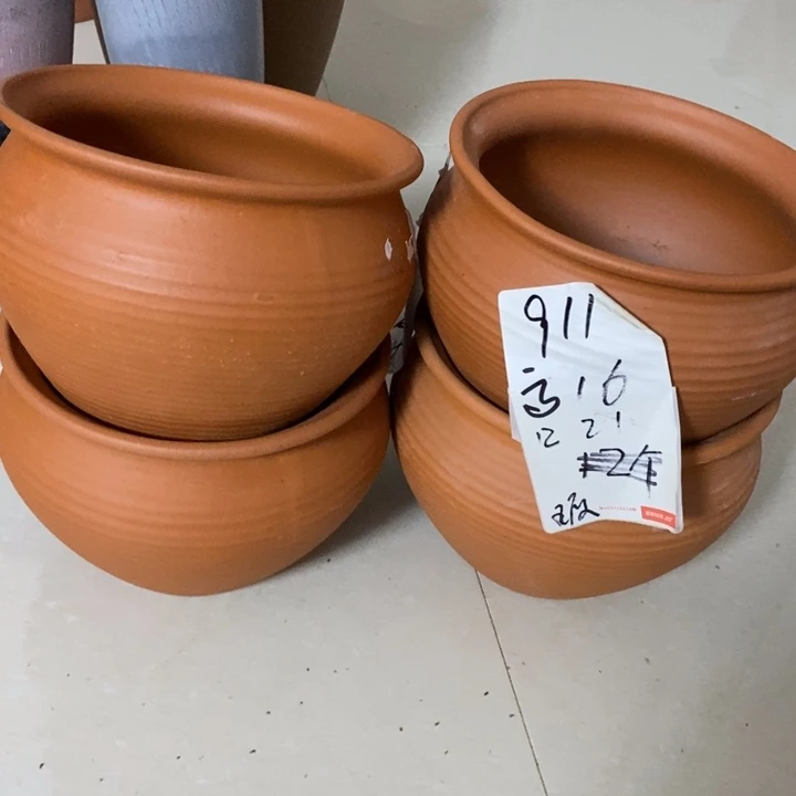 粗陶红陶绿植花盆911