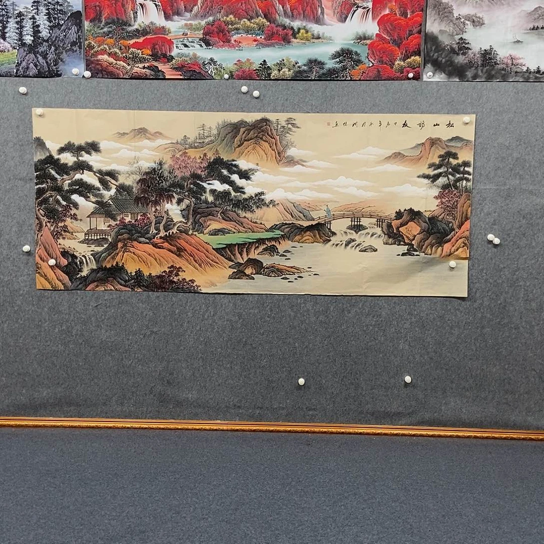 国画小八尺仿古山水一幅