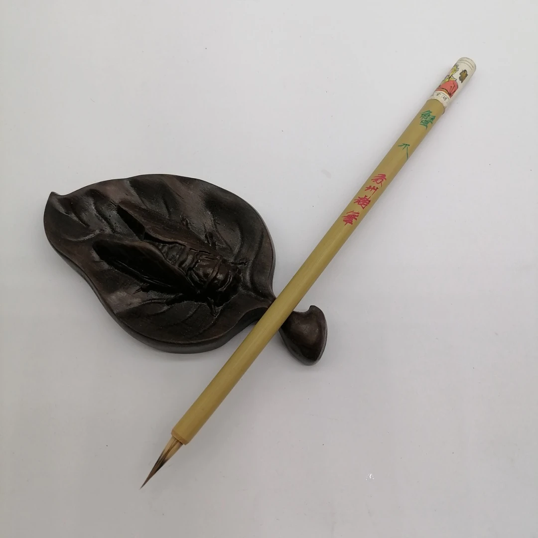 苏州湖笔蟹爪库存纯狼兔毫小楷勾线老笔