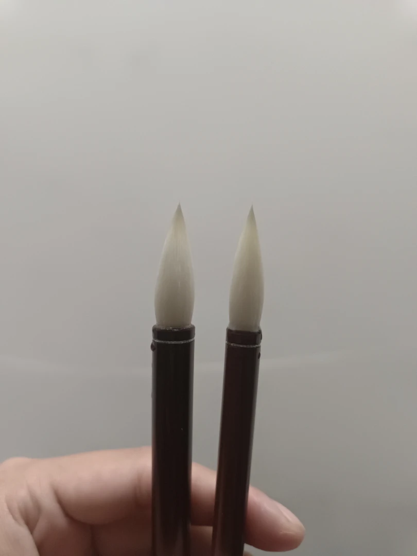 【提舟】羊毫笔   透爪锋笔柱细光锋外披  不加健