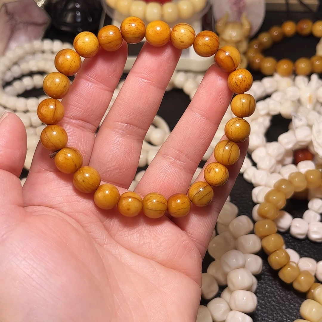 老鹿角10圆珠手串