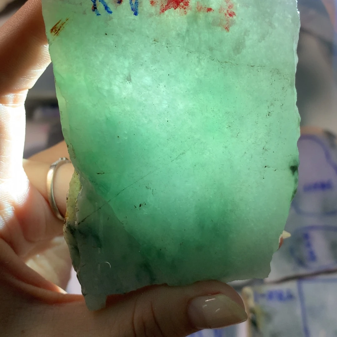 翡翠散珠翡翠手镯