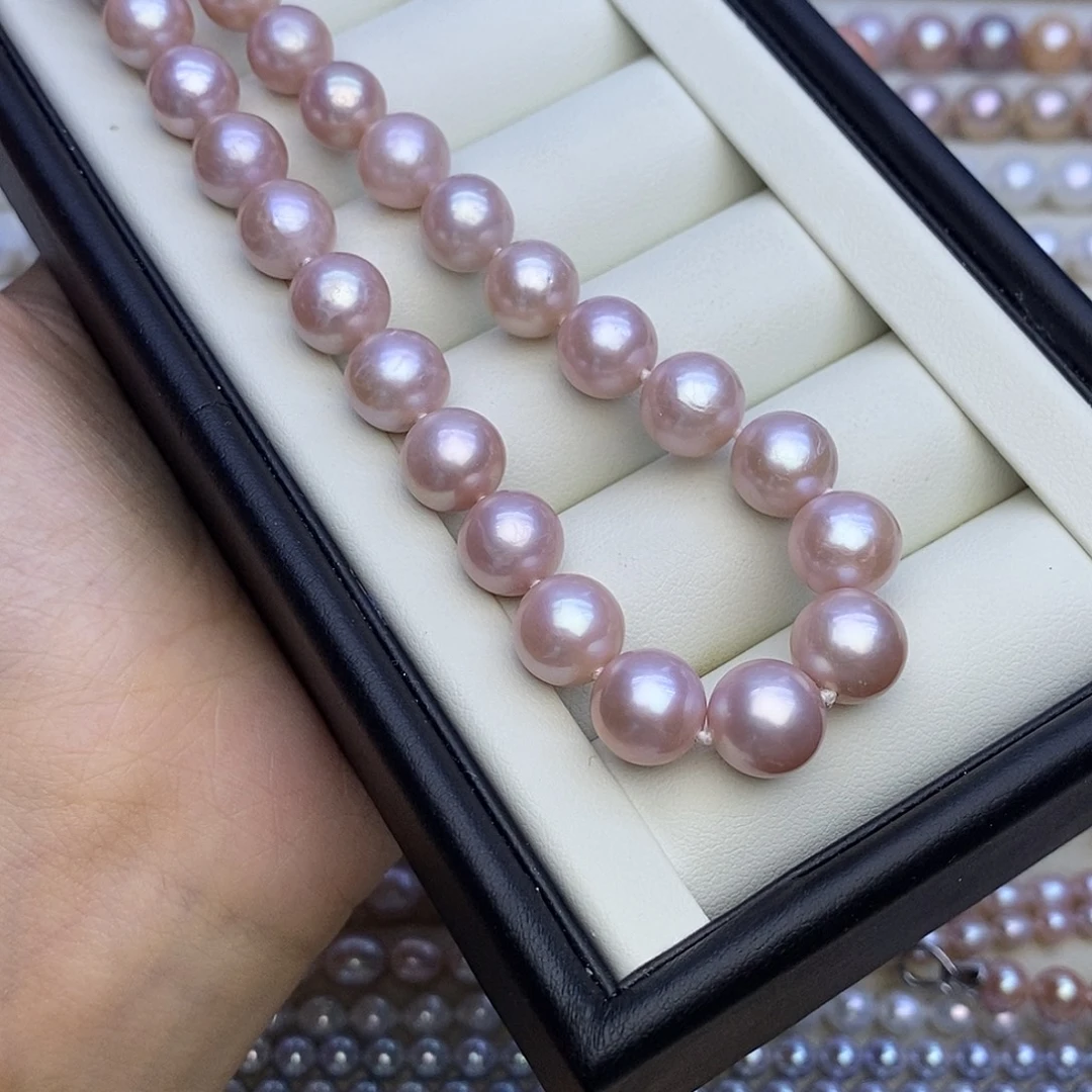 淡水珍珠项链未镶嵌樱花粉
