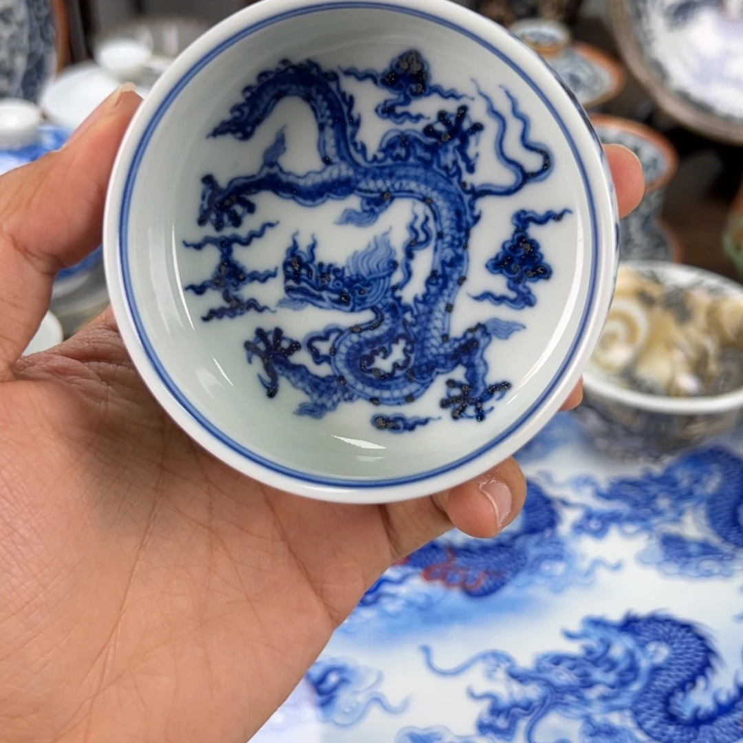 天***气景德镇手工手绘陶瓷