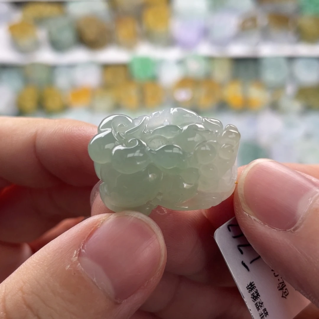 翡翠未镶嵌颈饰貔貅16