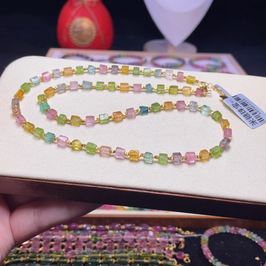 未镶嵌手链碧玺A12碧玺手链