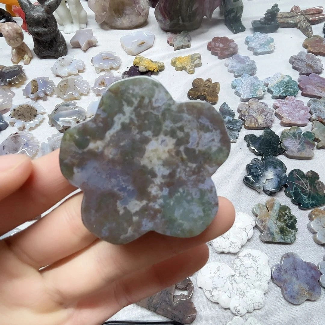 水晶未镶嵌珠宝半成品