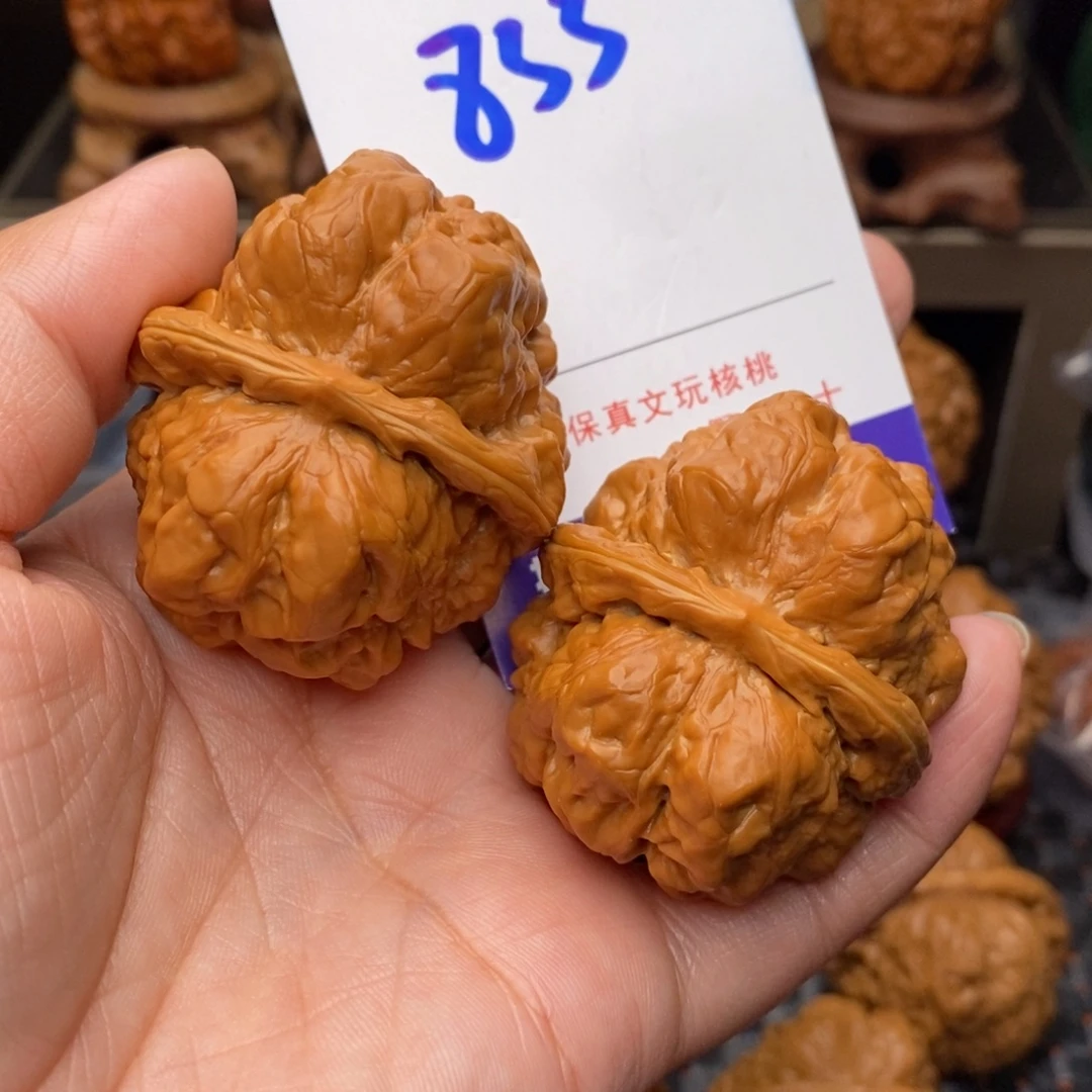 我***革把件文玩核桃核桃