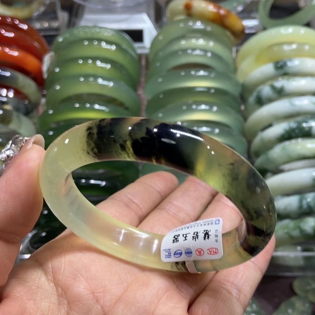 岫玉未镶嵌手镯59