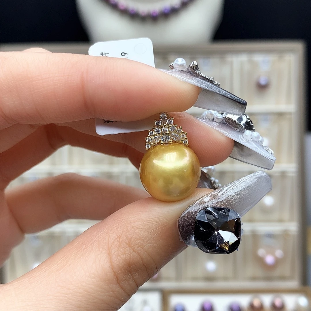 颈饰合金淡水珍珠