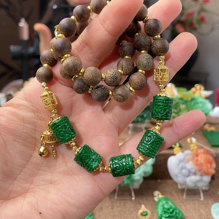 翡翠未镶嵌项链福利