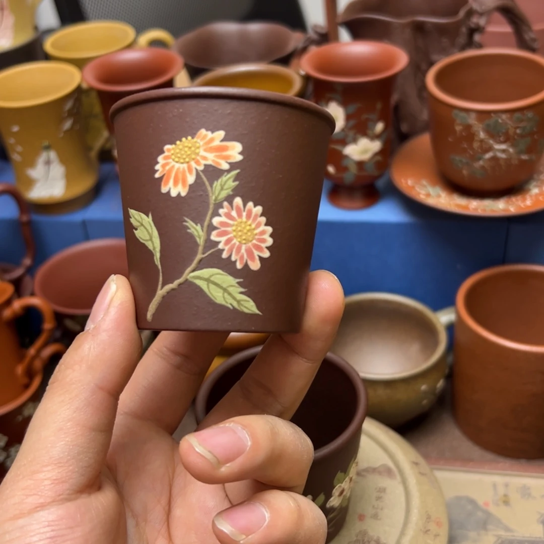 紫砂茶杯紫砂主人杯100cc