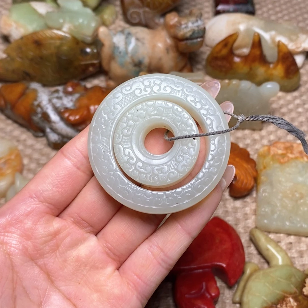 白玉菩提吊坠白玉菩提白玉菩提摆件