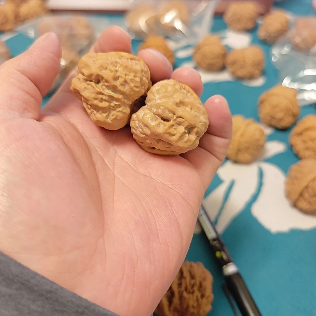 参*系文玩核桃蛤蟆头小手念