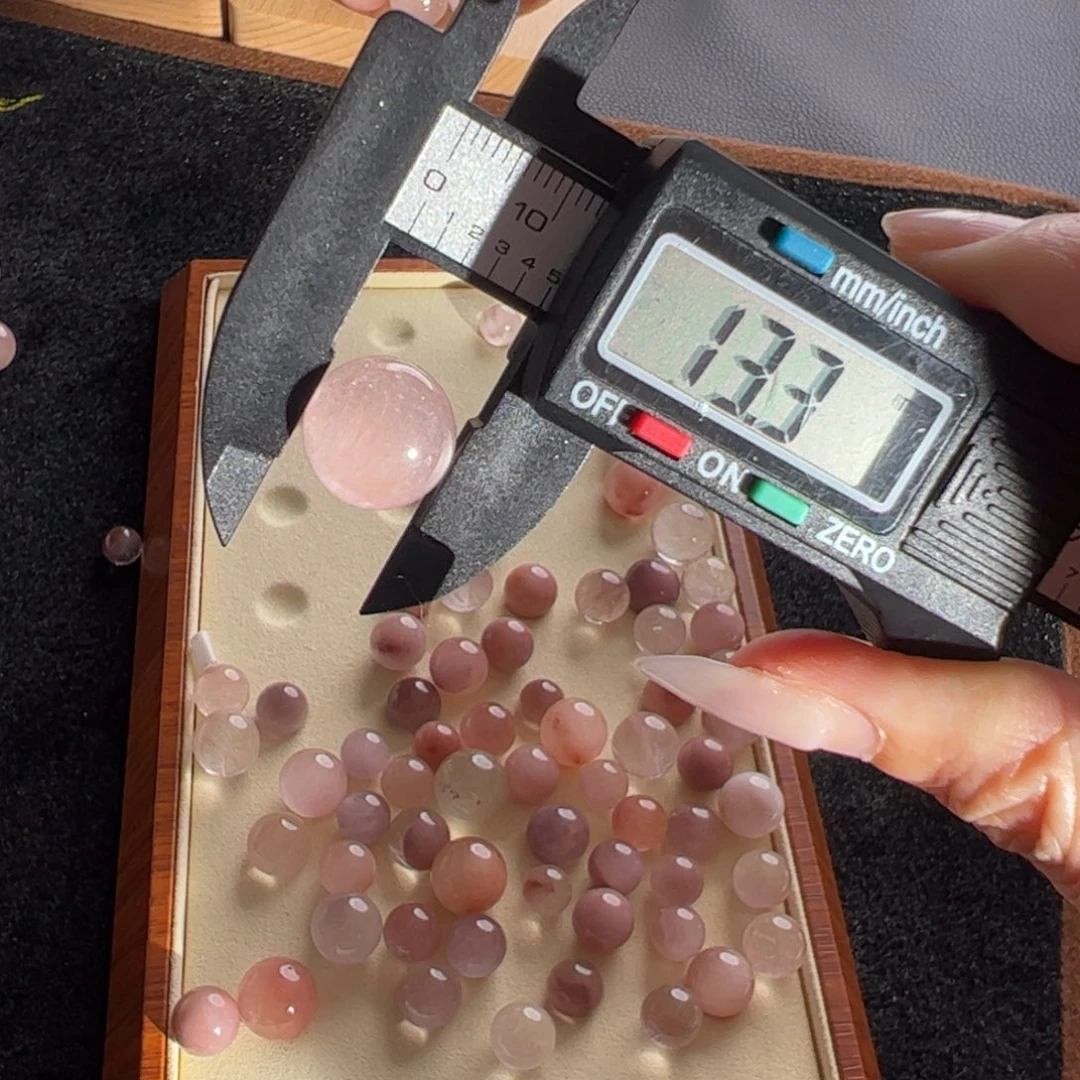 D***.水晶未镶嵌手链13.3m定制通孔不退不换