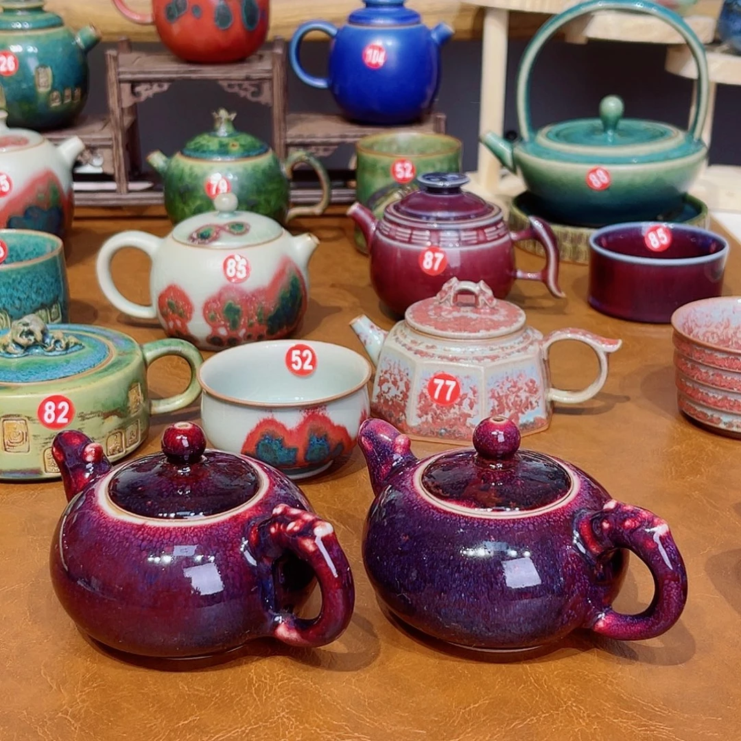 水***秀瓷片禹州钧瓷艺术作品