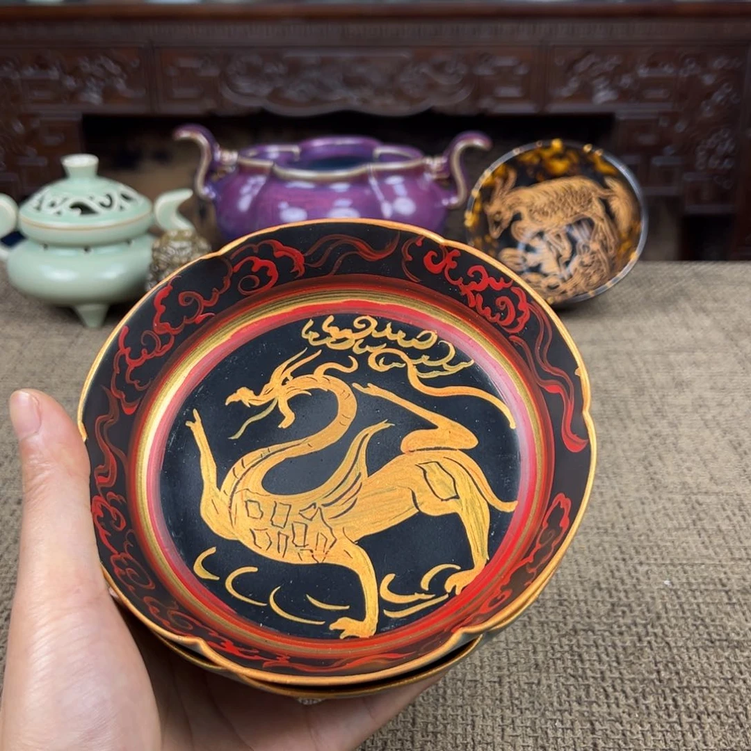 Lao窑瓷直播间开门货陶瓷艺术品正能量开门