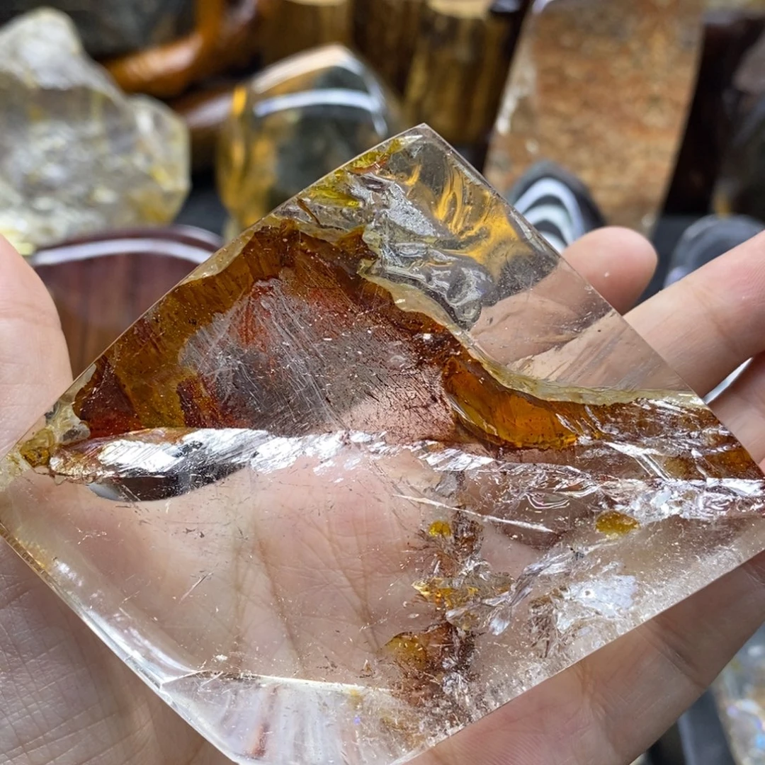 水晶未镶嵌珠宝半成品
