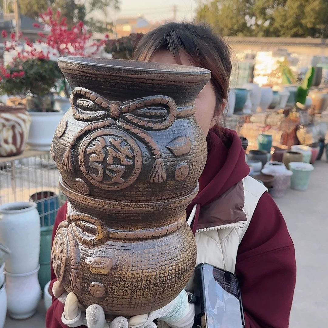 王嫂花盆1126-205高18口18