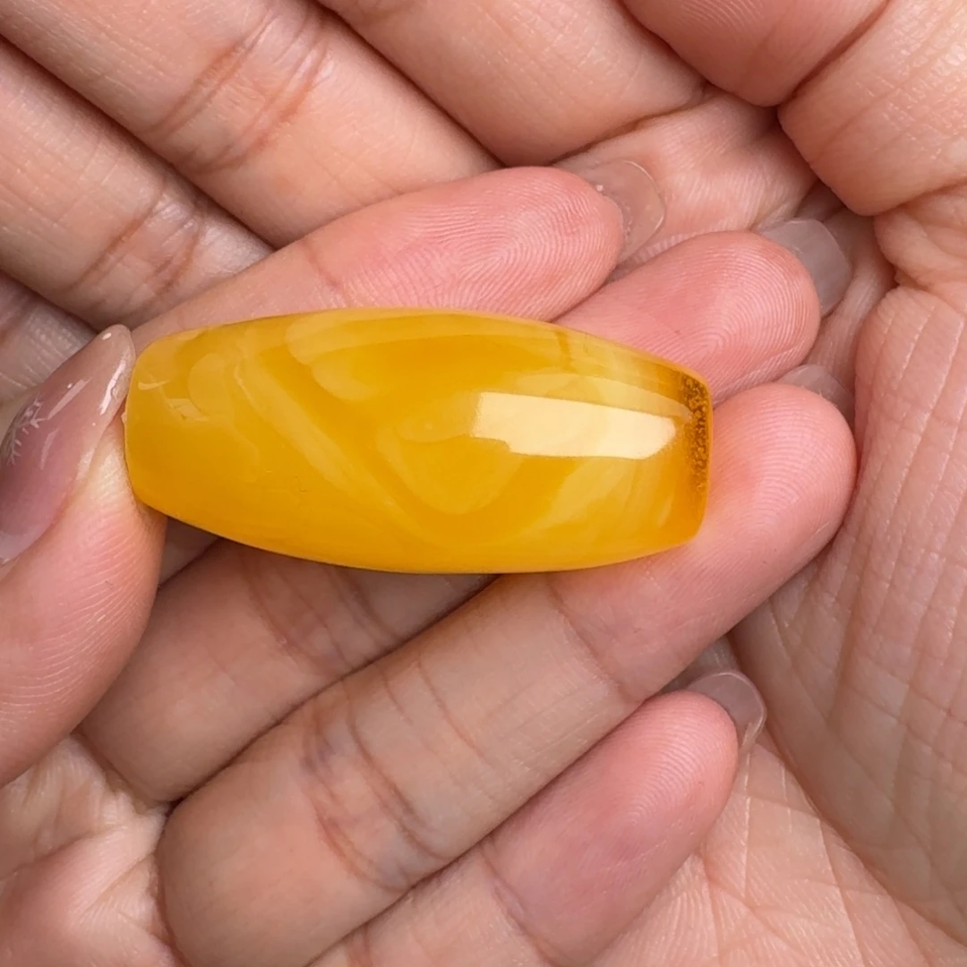 骑***定制蜜蜡未镶嵌无优化无烤色无补胶无覆膜无辐照无煮蜜