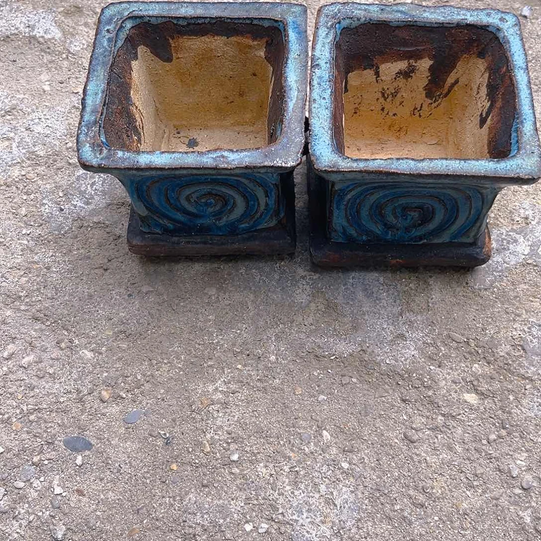 微瑕22 号手工花盆陶然花器