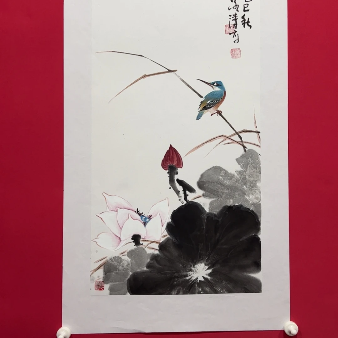 国画冰清精品69×36yl