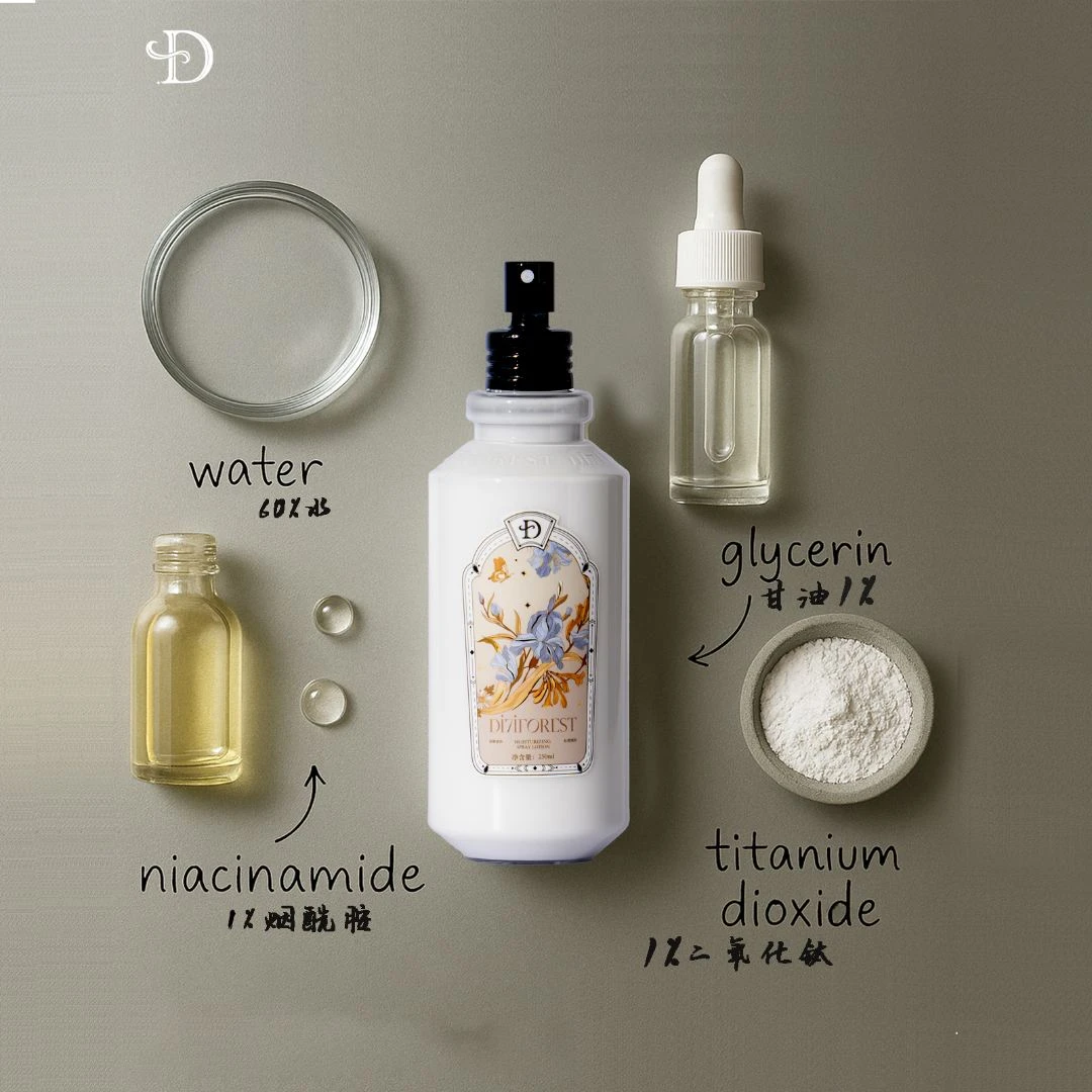 【春夏专享】第七森林秘境清爽补水香氛滋润烟酰胺身体乳喷雾