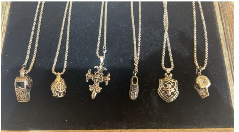 复古嘻哈hiphop个性项链（随机）