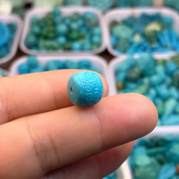 绿松石未镶嵌吊坠(不含链)11.5×10