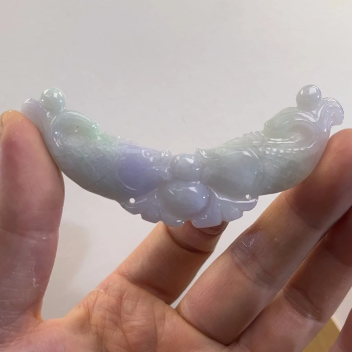 翡翠吊坠(赠链)未镶嵌代编织