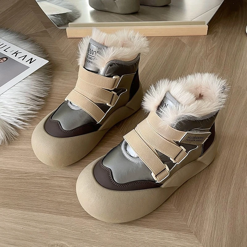 国潮品质V口软底显瘦圆头长筒百搭春秋女洋气高级长靴时尚瘦瘦靴