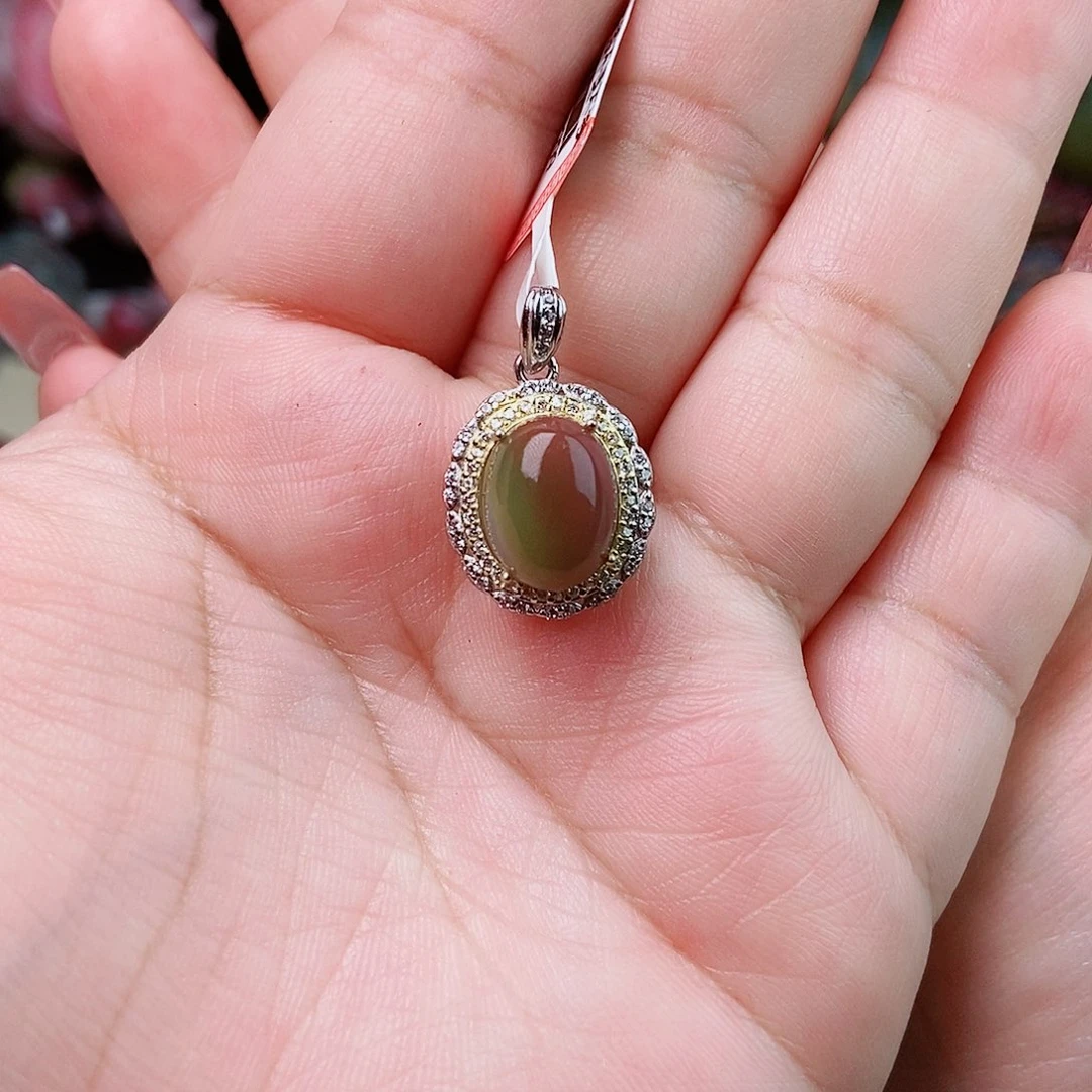 玛瑙/玉髓珠宝半成品银S925镶嵌