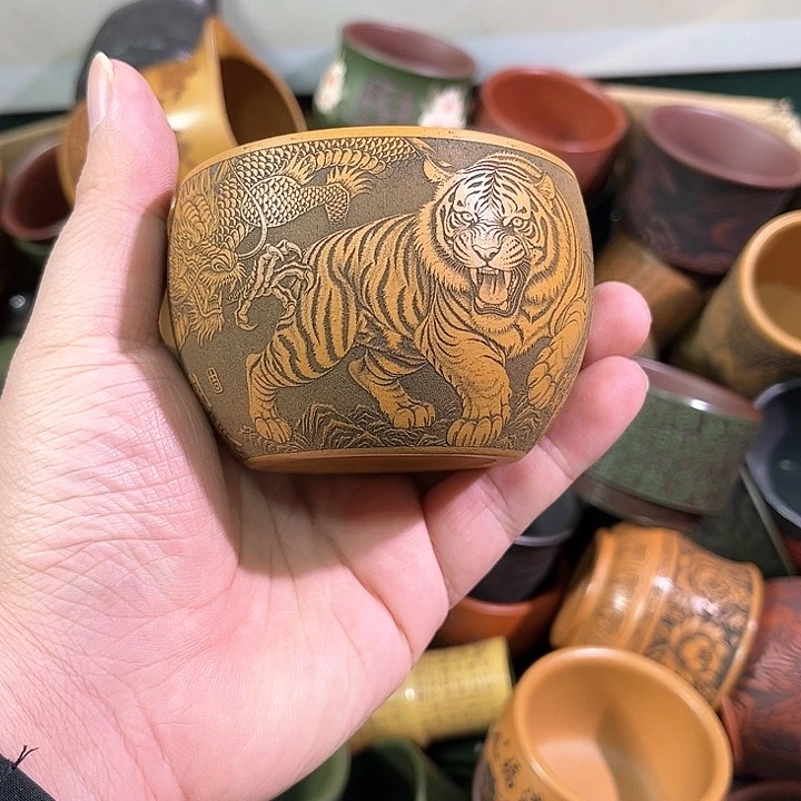 茶杯紫砂全手工紫砂主人杯