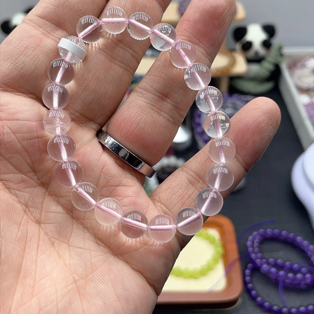 水晶手链未镶嵌粉水晶