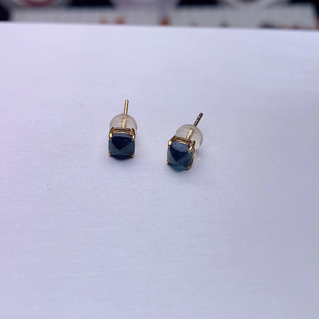 碧玺耳饰18K金镶嵌碧玺耳饰