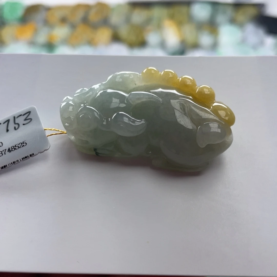 翡翠未镶嵌颈饰貔貅
