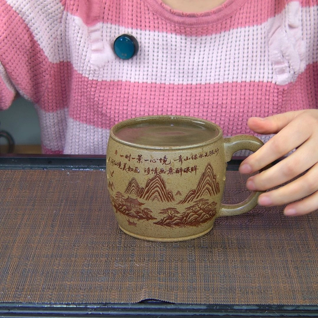 紫砂茶杯高货放漏