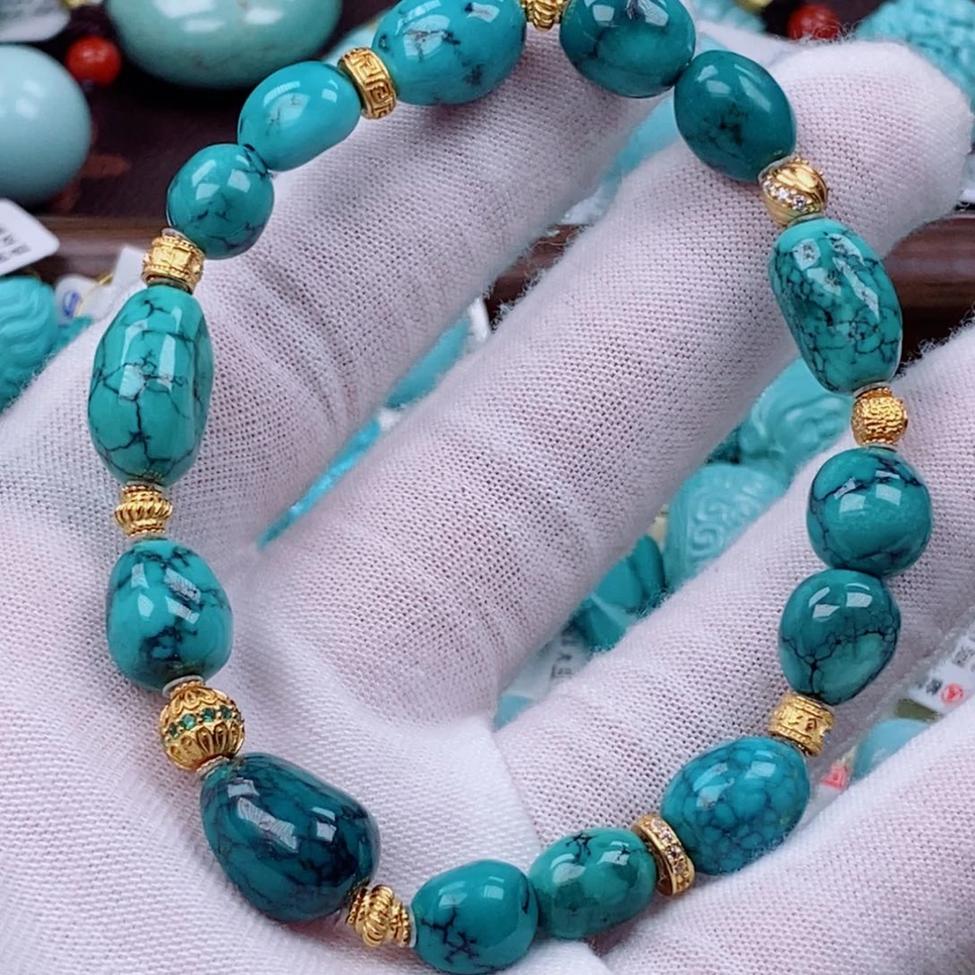 绿松石珠宝奇石未镶嵌